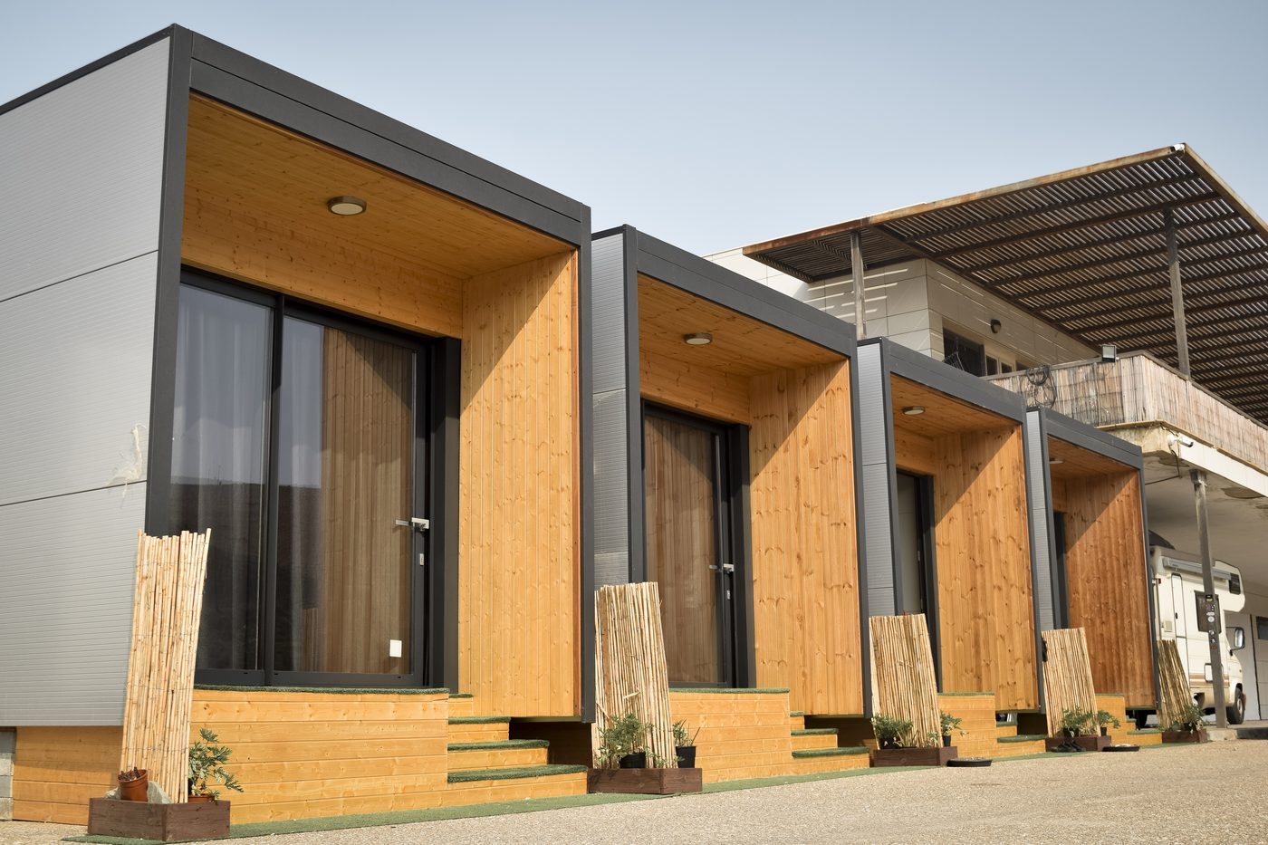 Alojamiento en bungalow en Lunar Cable Park Almería