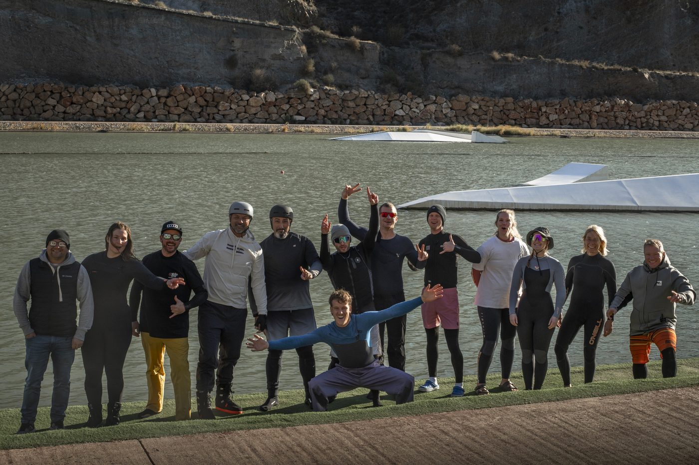 Wakeboard campus group activity