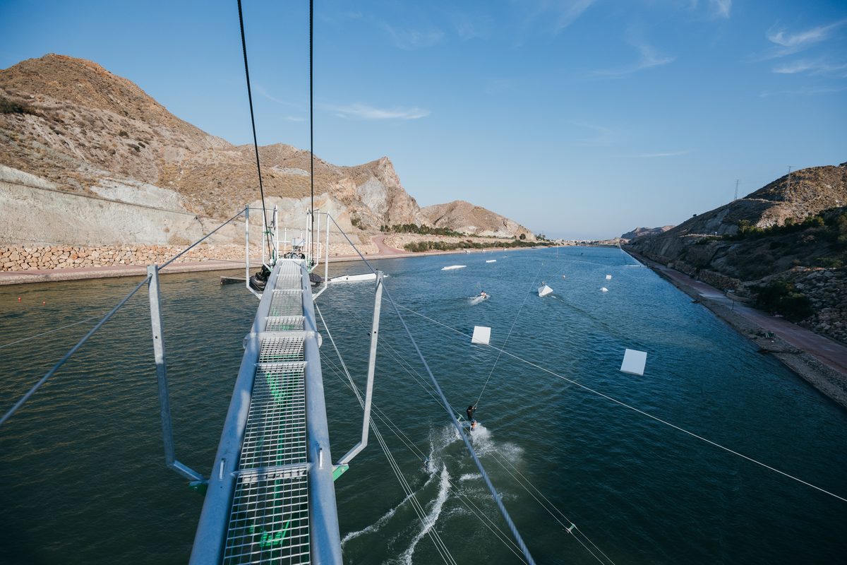 Cable system at Lunar